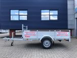 Enkel- as bakwagen 251x130cm 750KG huren