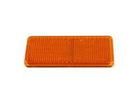 Reflector oranje 90x40mm met plakfolie