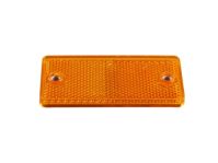 Reflector oranje 90x40mm met boutgaten
