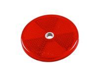 Reflector rood rond 60mm met boutgat