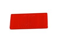 Reflector rood 90x40mm met plakfolie