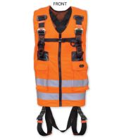 Kratos Harnas oranje met signaalvest en snelsluitingen FA1030300