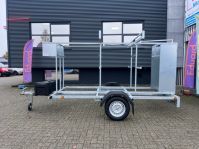 Afsluitbare steigeraanhangwagen tot 305cm