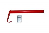 Zadelhouder, afneembaar (rood)