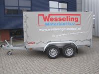 Tandem-as met huif 300x150x180cm 2500KG huren