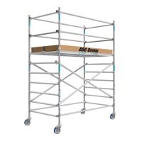 ASC rolsteiger 135x250 WH4.20m houten platform (2x)