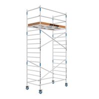 ASC rolsteiger 135x250 WH6.20m houten platform (A)
