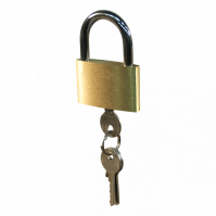 Hangslot incl. sleutels Profibox Plus