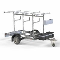 Open steigeraanhangwagen tot 250cm