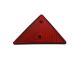 Reflector rood triangel met boutgaten