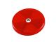 Reflector rood rond 60mm met boutgat