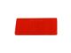 Reflector rood 69x31,5mm met plakfolie