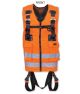 Kratos Harnas oranje met signaalvest en snelsluitingen FA1030300