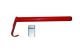 Zadelhouder, afneembaar (rood)