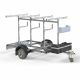 Open steigeraanhangwagen tot 250cm